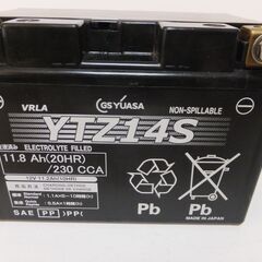GS YUASA ユアサ YTZ14S バッテリー 中古です。 ...
