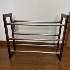 伸縮 シューズラック