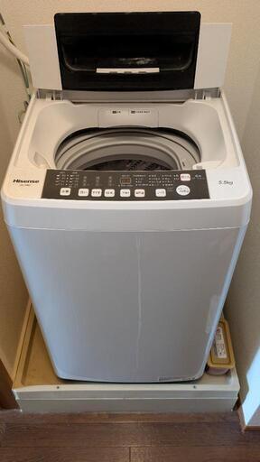 縦型洗濯機【2/22午後〜夜に受け渡し】