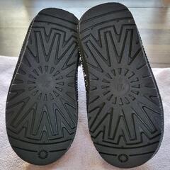 【15cm?】起毛ブーツ ミニーリボン 黒の画像