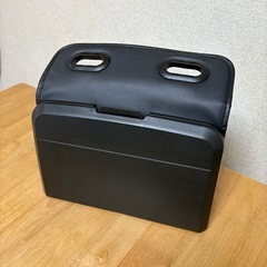 シートバックトレイ  リアトレイ 本革調の画像