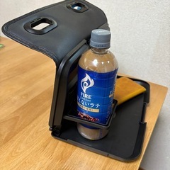 シートバックトレイ  リアトレイ 本革調の画像