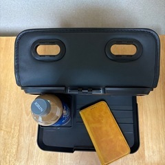 シートバックトレイ  リアトレイ 本革調の画像