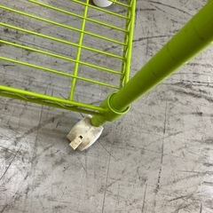 ロ2501-512 スチールラック 4段 グリーン 現状渡し キャスター付きの画像