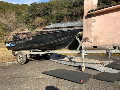 アルミボート　台車付