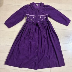 ローラアシュレイの冬ワンピース