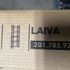 09未組立♪IKEA/イケア/木目調本棚/62×165㎝