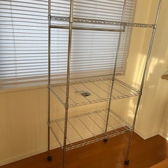 受付終了　【美品】スチールラック
