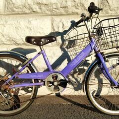 【2月限定価格】子供用 20インチ 自転車 6弾変速ギア付き オ...