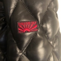 ユニオンジャップ 本革レザーダウンジャケット大きめXLの画像