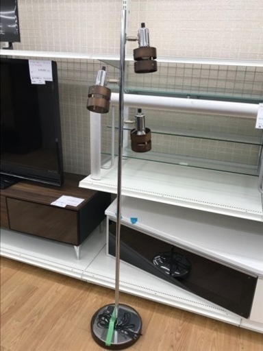 ★ジモティ割あり★ スタンドライト　おしゃれ　ダークブラウン　木製　動作確認／クリーニング済み KJ7914