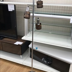 ★ジモティ割あり★ スタンドライト　おしゃれ　ダークブラウン　木...