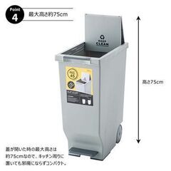 展示品　スライドペダルペール45Lの画像