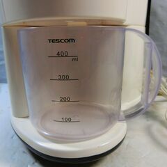 TESCOM ジューサー TJ110 ホワイトの画像