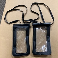 J-FISH メッシュバッグ　防水スマホポーチ2個セットの画像