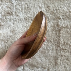 【超美品】木製皿　ウッドプレート　インテリア　雑貨　小物入れ　ディスプレイ　什器　ワークショップ　　の画像