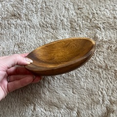 【超美品】木製皿　ウッドプレート　インテリア　雑貨　小物入れ　ディスプレイ　什器　ワークショップ　　の画像