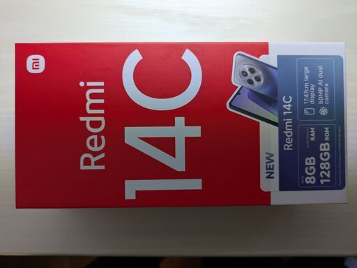 ほぼ新品のシャオミ「Redmi 14C」を譲ります
