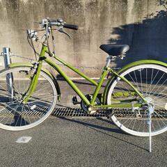 【無料】自転車 グリーン
