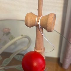 けん玉 （Cup and Ball）木製　球含む高さ18の画像