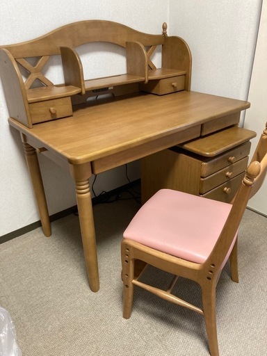 カリモク 学習机 （カリモク家具『デスクセット：クリアネルD