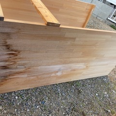 大きい木材の板5枚80〜200cm +30×30cmの廃材（45ℓの3袋）の画像