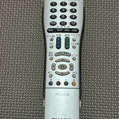 シャープ　純正テレビリモコン