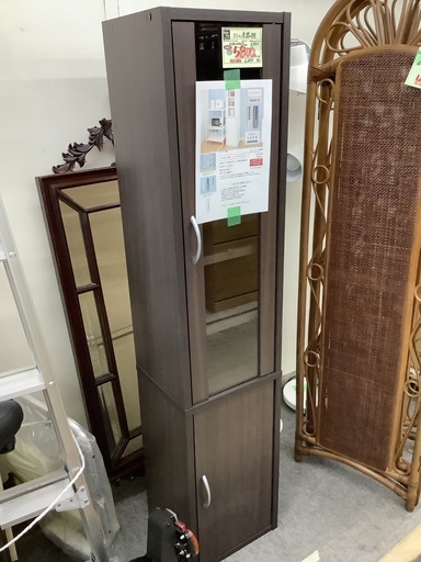 未使用 スリム 食器棚 管C250126BK (ベストバイ 静岡県袋井市)