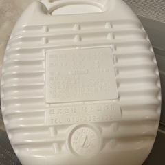 美品　湯たんぽ600ml  ふわふわのカバー付きの画像
