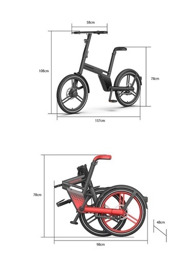 【定価20万超え/価格相談OK/新品含むオプション品複数付き/5段電動】スタンド&カゴ付き　折り畳み電動自転車(5段階電動アシスト)