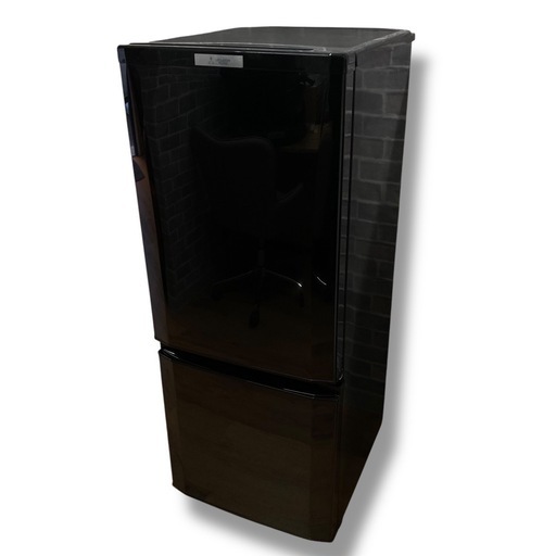 三菱 2ドア冷蔵庫（146L） MR-P15Z-B サファイアブラック