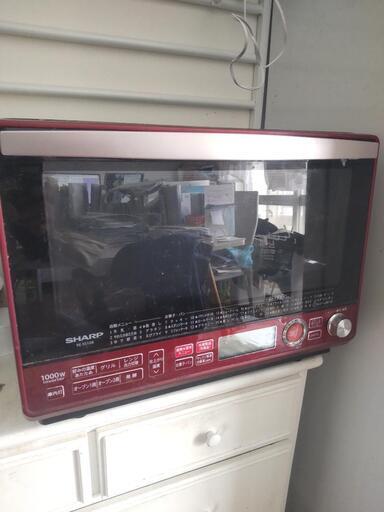 ジャンク　シャープ 　オーブンレンジ 2段　31L レッド RE-SS10B-R
