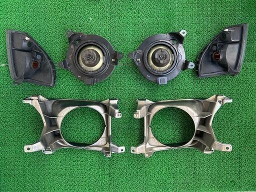 トヨタ プラド 90 丸目ヘッドライト ウインカー セット