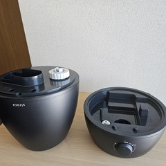 シロカ 加湿器 大容量 5L 超音波 SD-C113 ダークブルー[大容量5L/給水タンク分離/タンク抗菌加工]の画像