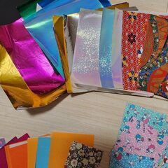 サンリオ■キティ　キキララ■和柄、キラキラ系　折り紙セットの画像
