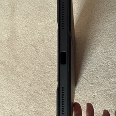 iPad用のブラックスリーブケース、カメラホール付きの画像