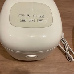 炊飯器　3.5合　ホワイトの画像