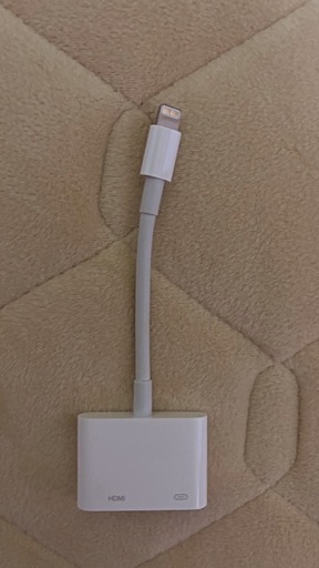 AppleHDMI変換ケーブル純正+HDMIケーブル