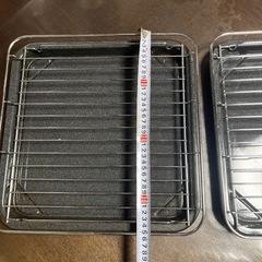 角皿と網　2セットありますの画像
