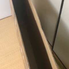 【テレビ・自転車等の収納に】ダンボール箱の画像