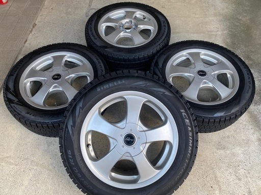 【引取り歓迎】スタッドレスタイヤ4本セット（BS GIRO 16インチ アルミホイール★ PIRELLI 205/60R16）