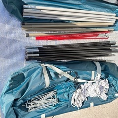 テント&マット&グランドシートSF5504CDサウスフィールドドームテント　 4〜5人用&マット&グランドシートの3点セットの画像