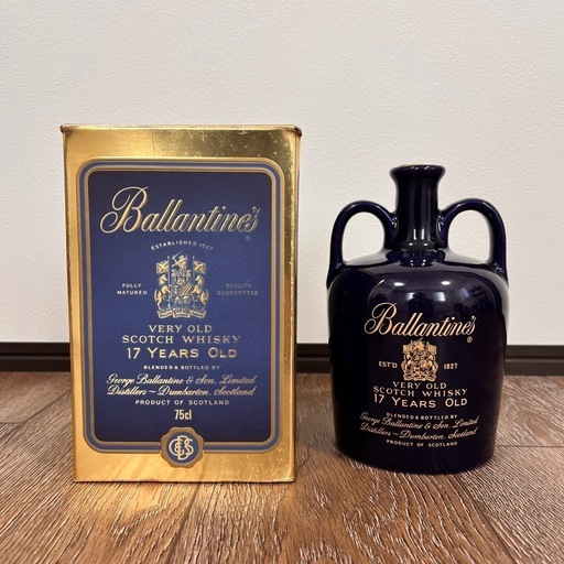 【未開栓】バランタイン 17年 陶器ボトル