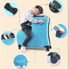 【取引中】子どもが乗れるキャリーケース　の画像