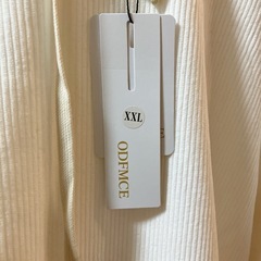 新品【2XL】パーカー 長袖 メンズ 秋 大きいサイズ ホワイト おしゃれの画像