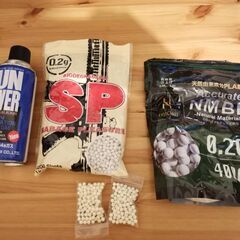 サバイバルゲーム消耗品セット（バイオBB弾・フロンガス）