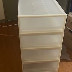4つセット　無印良品　ポリプロピレン　衣装ケースの画像