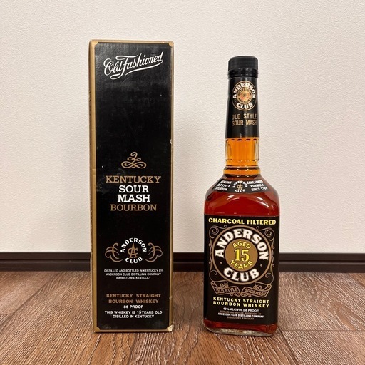 【未開栓】ANDERSON CLUB 15年 ケンタッキー ウイスキー