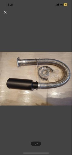 未使用 サンバートラック  社外マフラー  ステンレス メッシュ