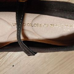 新品ベネトン　靴21センチの画像